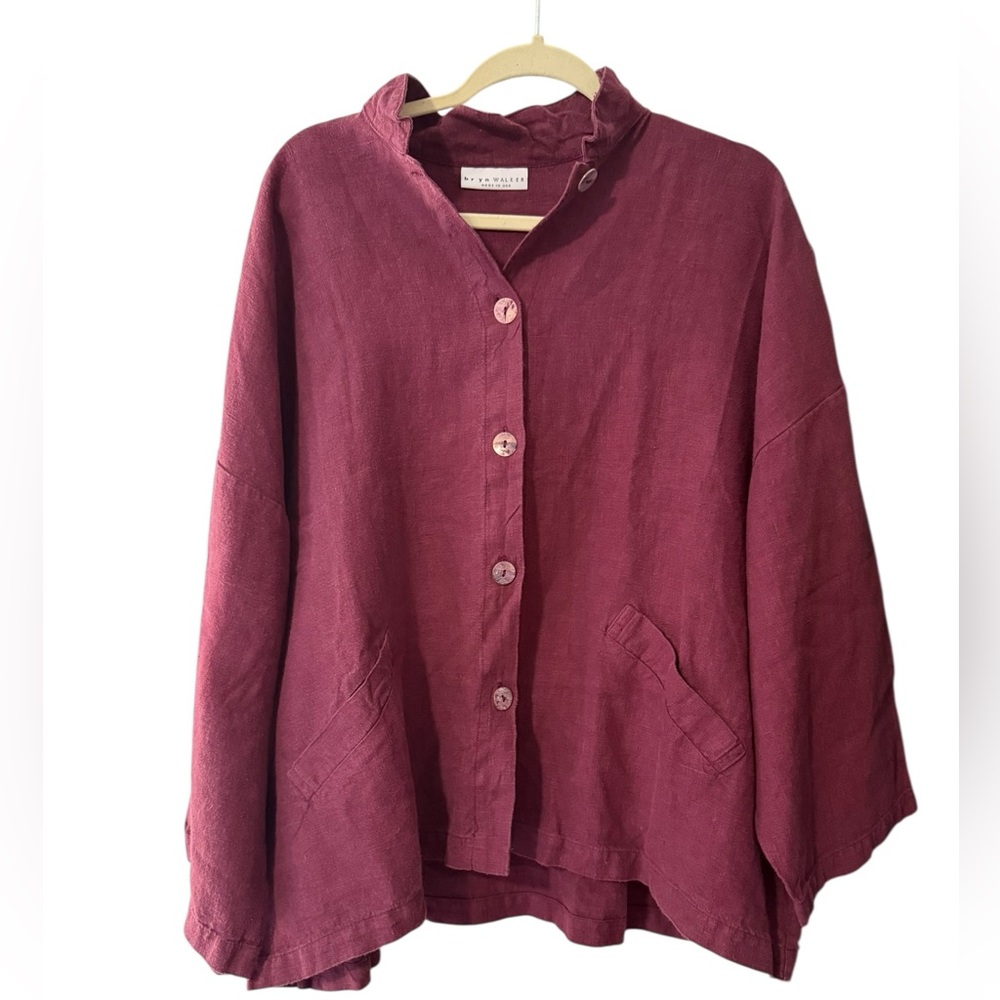 bryn Walker Danuta Linen Shirt Jacket